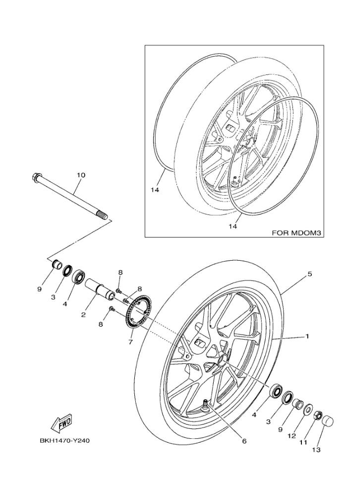 FRONT WHEEL